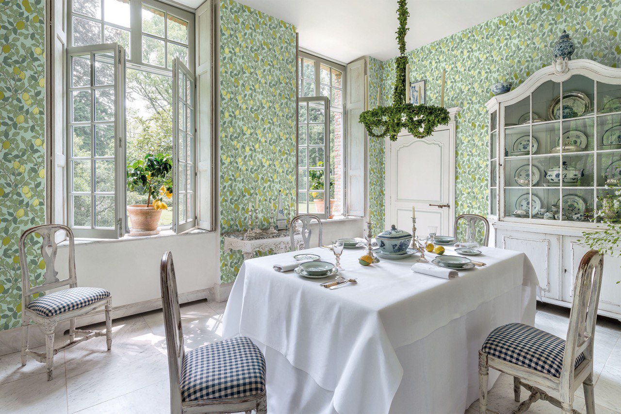 Обои Loymina Equator Citron QTR3 006 10,05×1 фото в интерьере